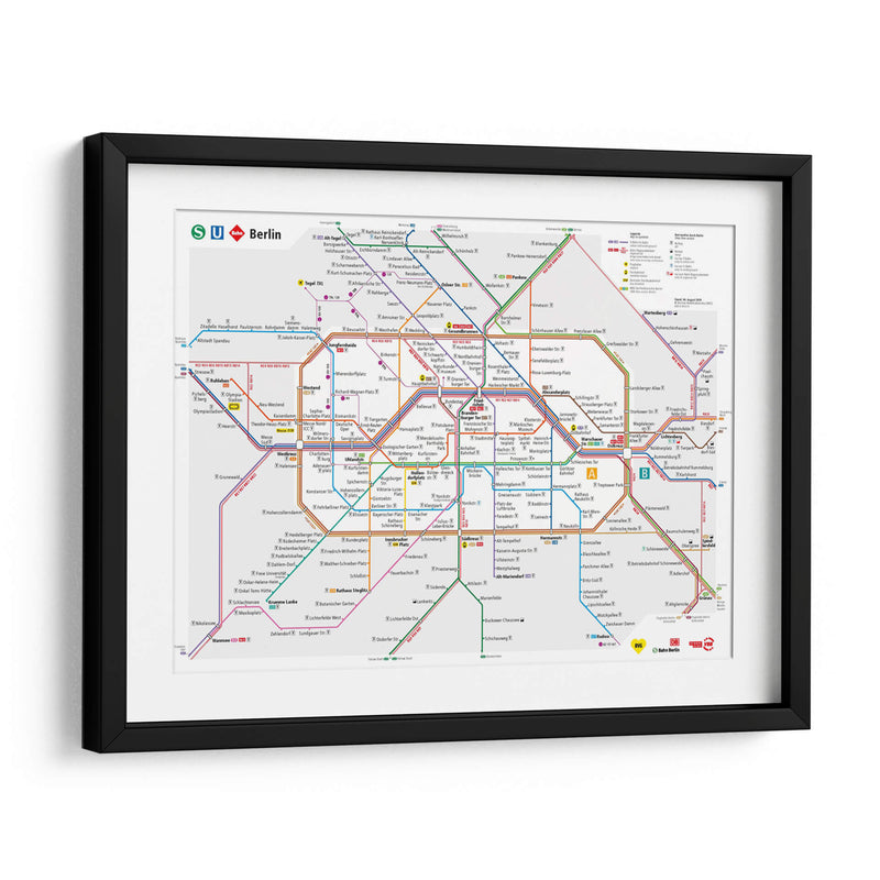 Metro de Berlín | Cuadro decorativo de Canvas Lab