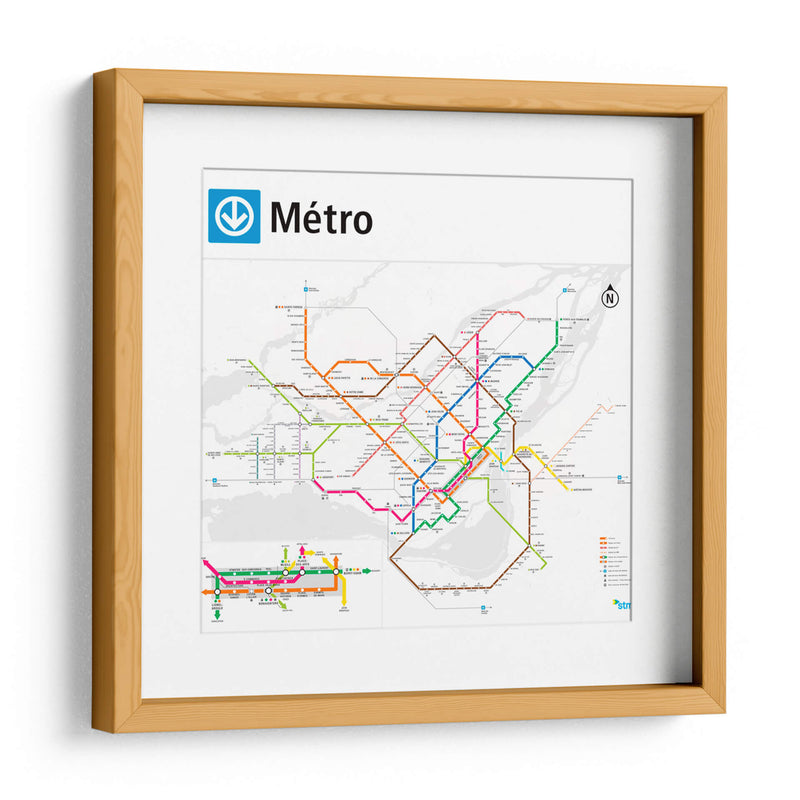 Metro de Los Ángeles | Cuadro decorativo de Canvas Lab