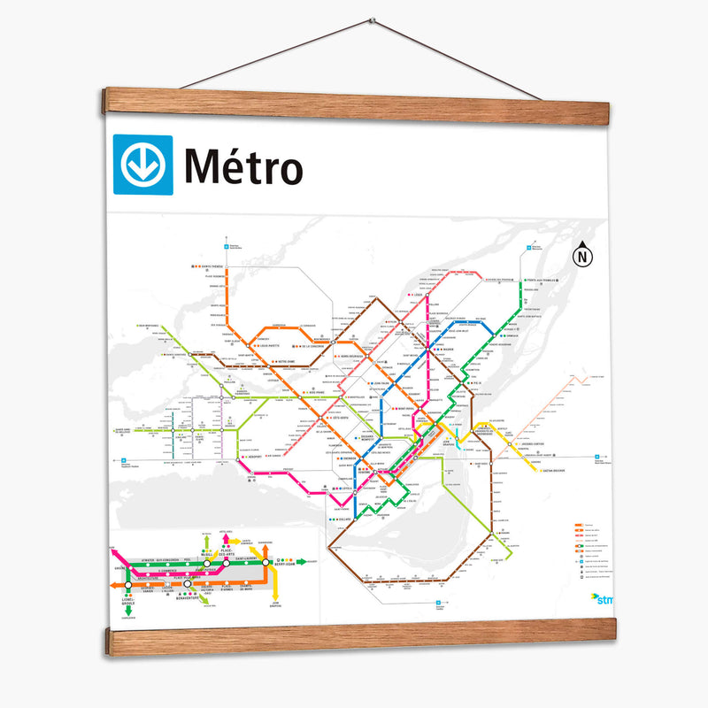 Metro de Los Ángeles | Cuadro decorativo de Canvas Lab