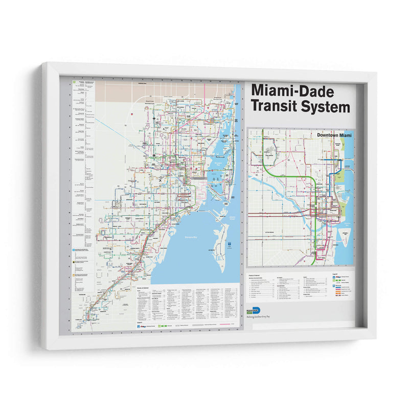Metro de Miami | Cuadro decorativo de Canvas Lab