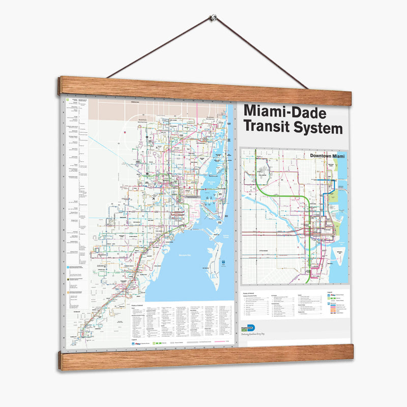 Metro de Miami | Cuadro decorativo de Canvas Lab