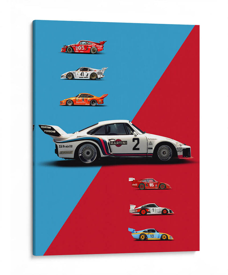 Martini Porsche | Cuadro decorativo de Canvas Lab