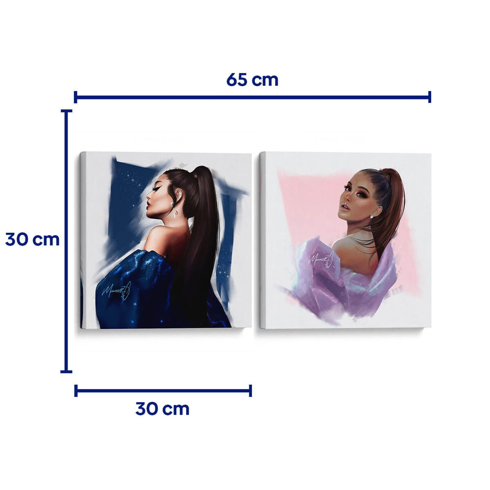 Ariana - Set de 2 - Monoceroz - Cuadro decorativo | Canvas Lab