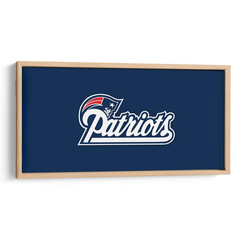 New England Patriots logo | Cuadro decorativo de Canvas Lab