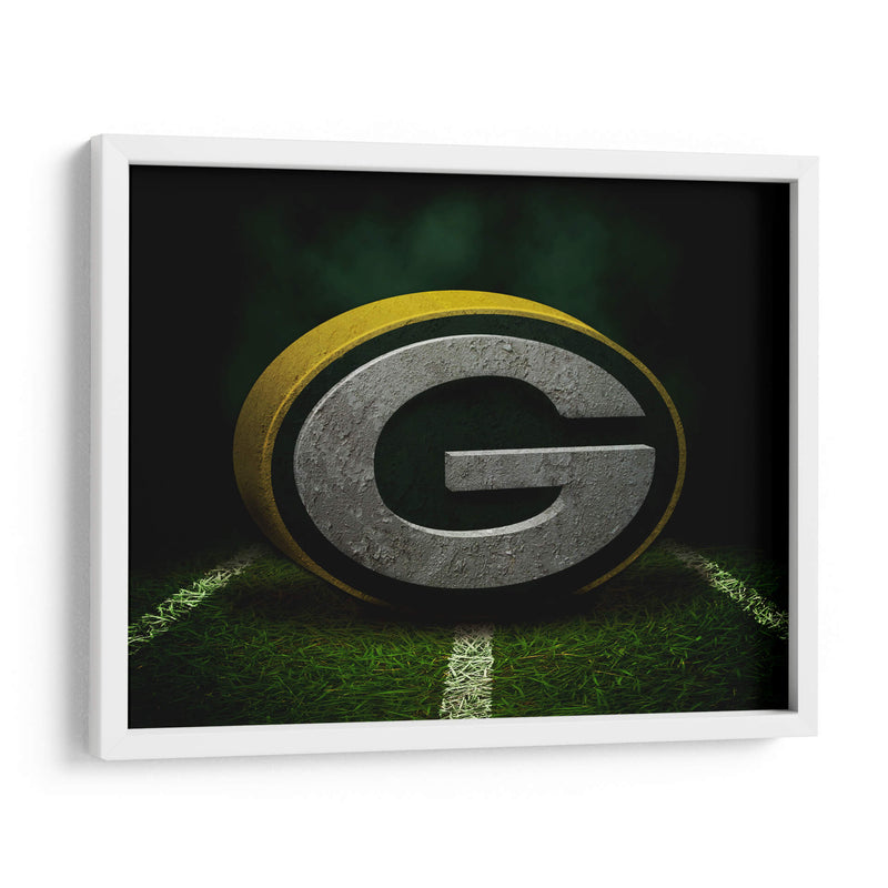 Packers on grass | Cuadro decorativo de Canvas Lab