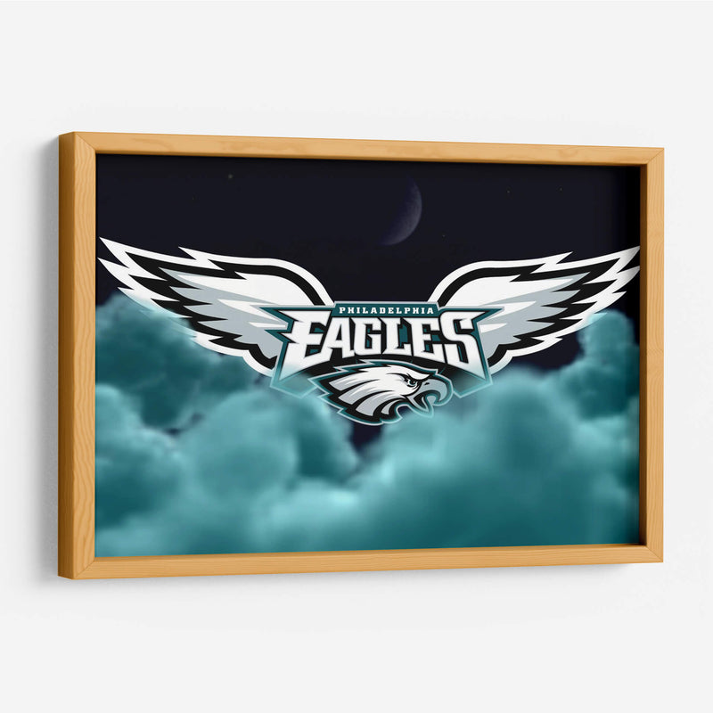 Philadelphia Eagles on the clouds | Cuadro decorativo de Canvas Lab