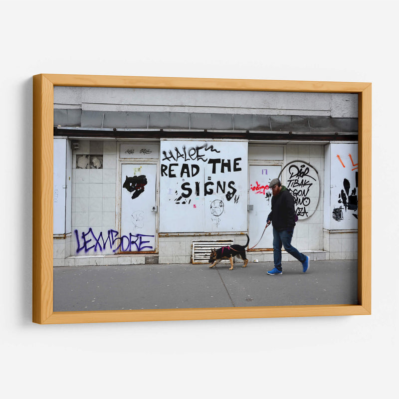 Read the signs | Cuadro decorativo de Canvas Lab