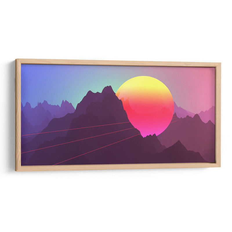 Retrowave | Cuadro decorativo de Canvas Lab