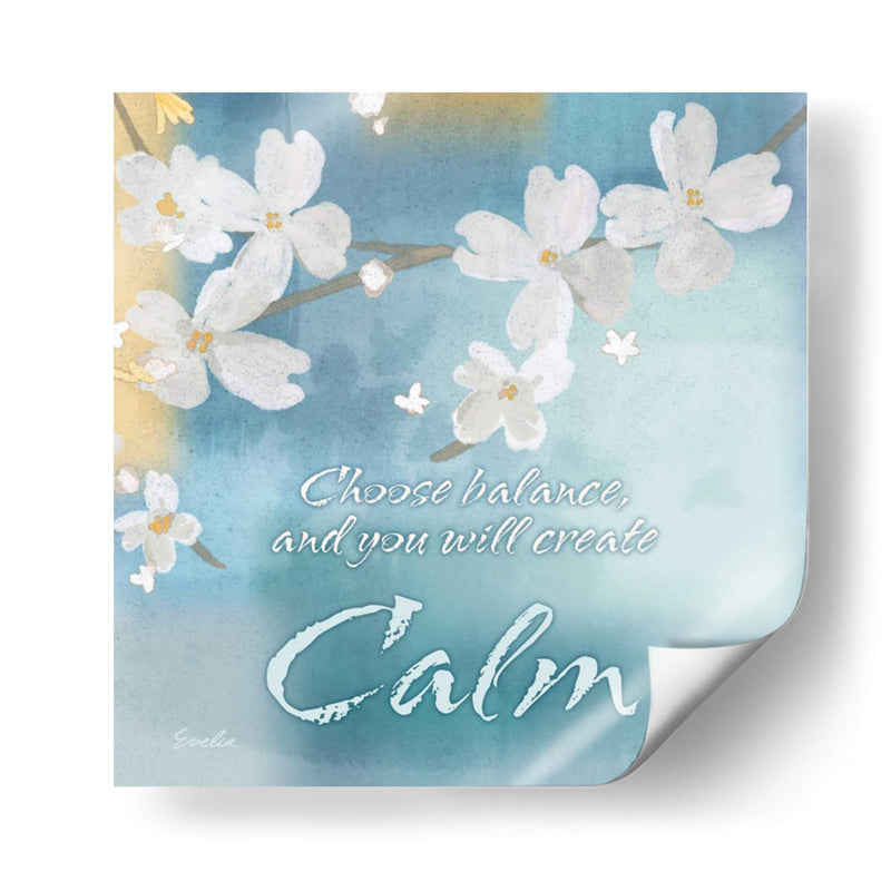 Inspiración Floral Azul Iv - Evelia Designs | Cuadro decorativo de Canvas Lab