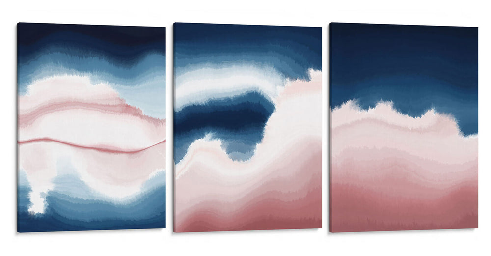 Lago - Set de 3 - Marmolista - Cuadro decorativo | Canvas Lab