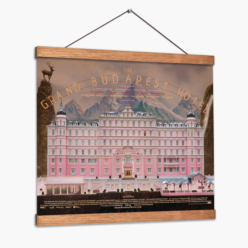 The Grand Budapest Hotel poster | Cuadro decorativo de Canvas Lab