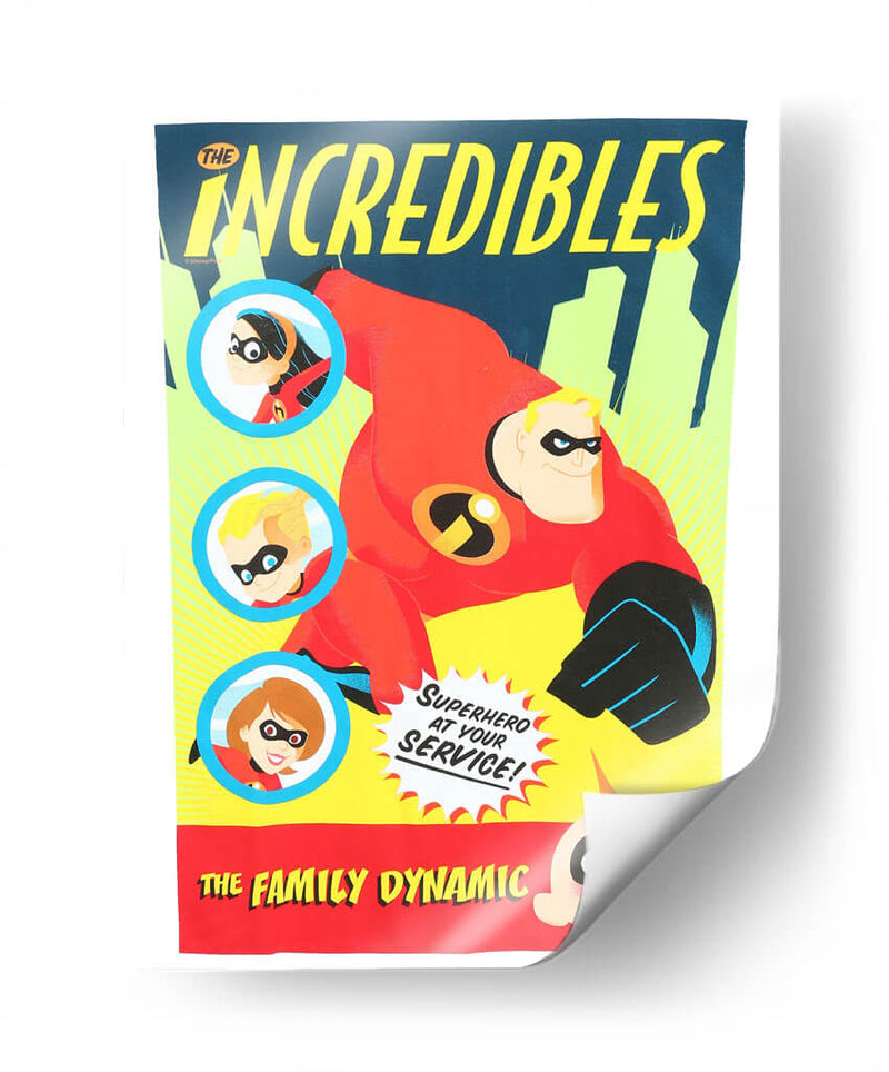 The Incredibles family dynamic | Cuadro decorativo de Canvas Lab