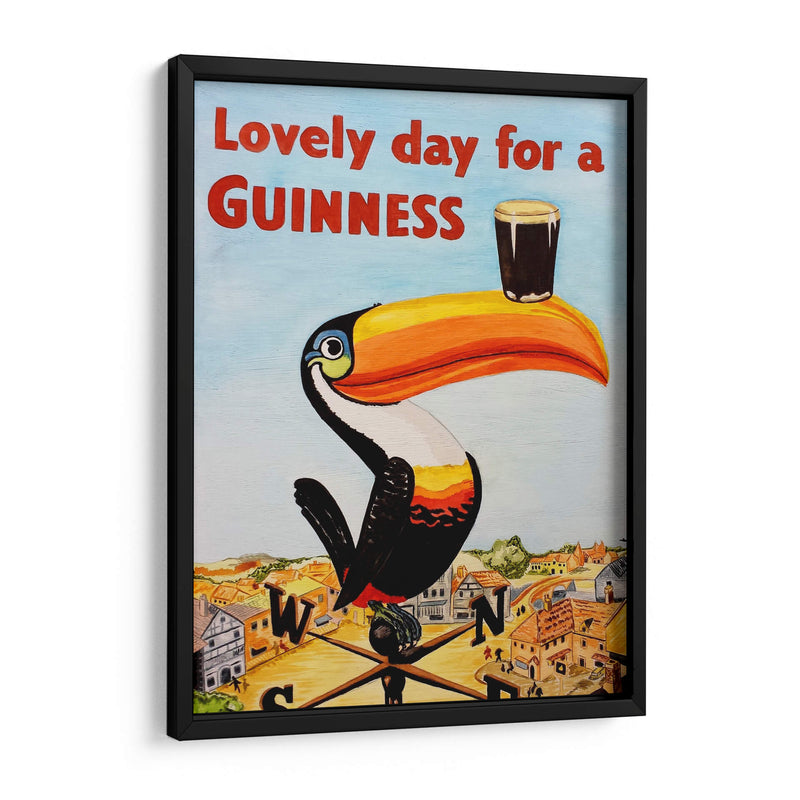 Toucan Guinness | Cuadro decorativo de Canvas Lab