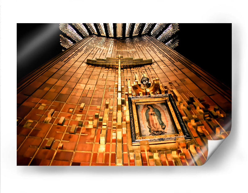Basílica de Guadalupe Interior | Cuadro decorativo de Canvas Lab