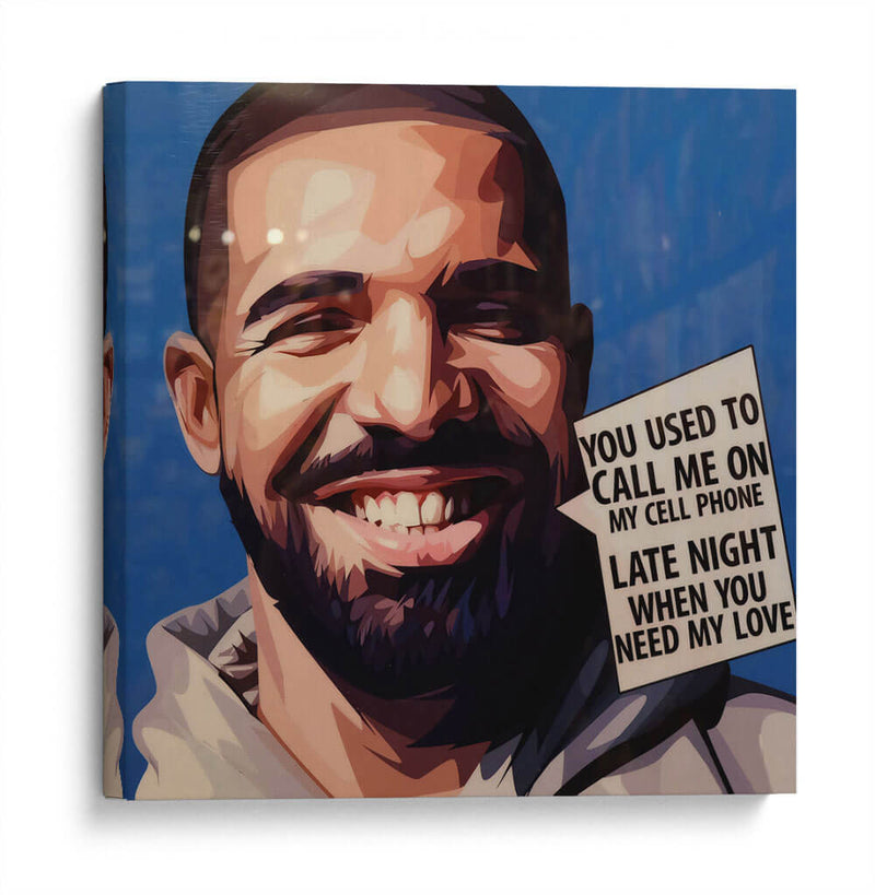 You used to call me on my cell phone | Cuadro decorativo de Canvas Lab