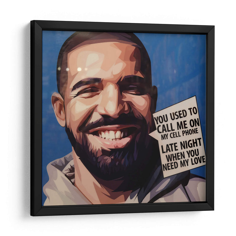 You used to call me on my cell phone | Cuadro decorativo de Canvas Lab