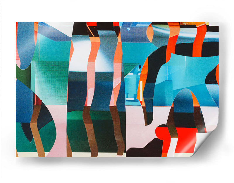Espacios angulados | Cuadro decorativo de Canvas Lab