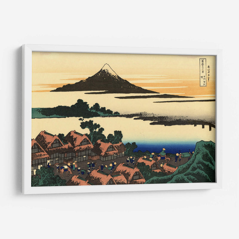 Aldea Inunki - Katsushika Hokusai | Cuadro decorativo de Canvas Lab