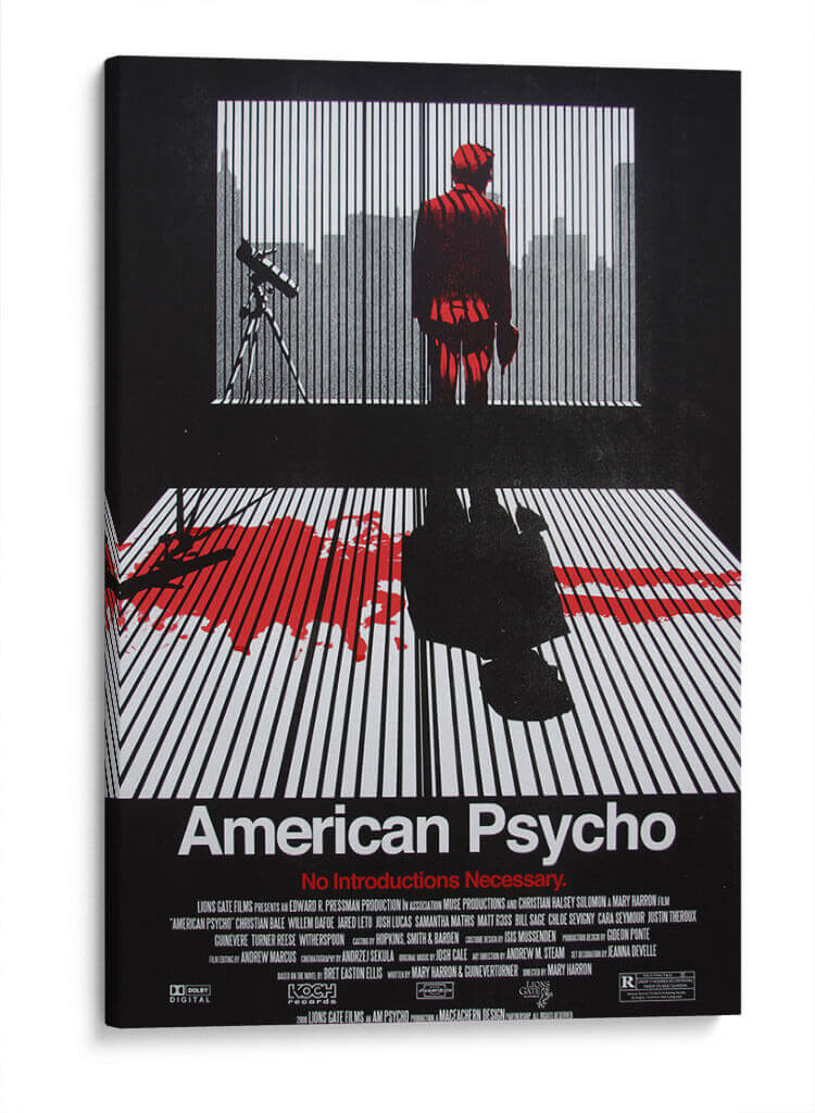 American Psycho poster | Cuadro decorativo de Canvas Lab