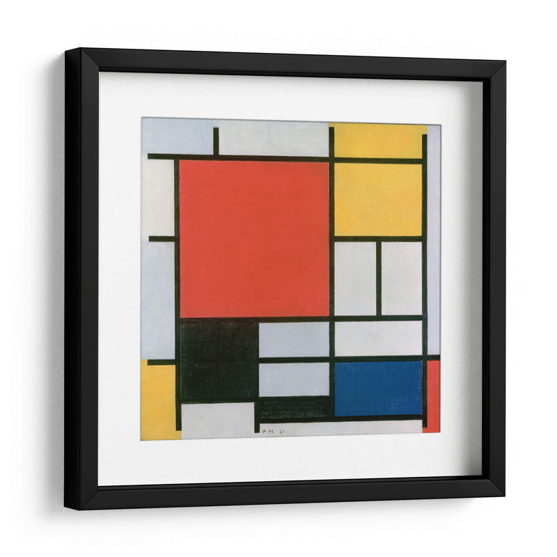 Composición en rojo, amarillo, azul y negro - Piet Mondrian | Cuadro decorativo de Canvas Lab