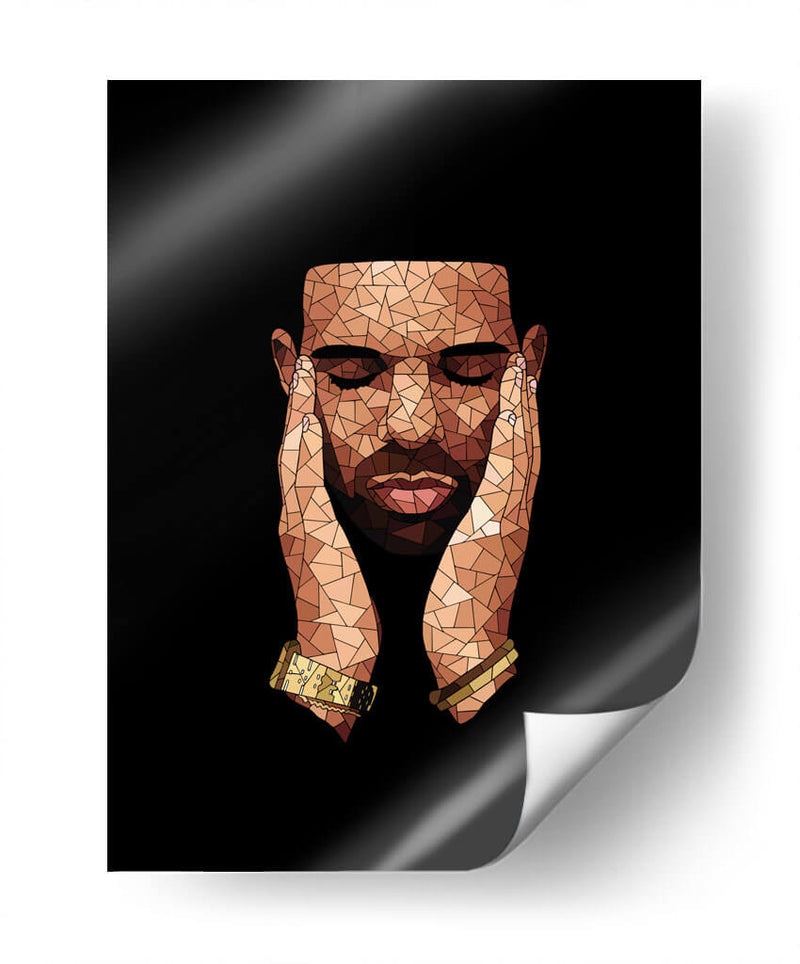 Drake mosaic | Cuadro decorativo de Canvas Lab