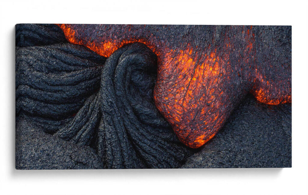 El encuentro de lava - Sin Artista | Cuadro decorativo de Canvas Lab