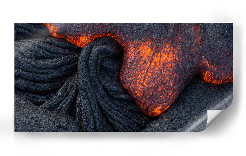 El encuentro de lava - Sin Artista | Cuadro decorativo de Canvas Lab