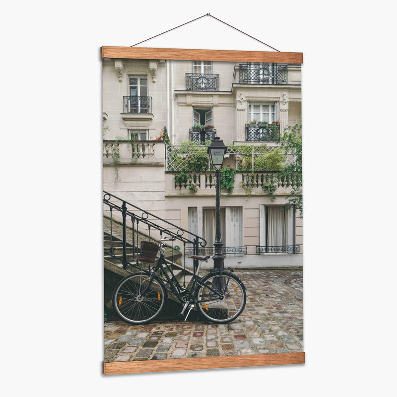 Bicicleta y farol | Cuadro decorativo de Canvas Lab