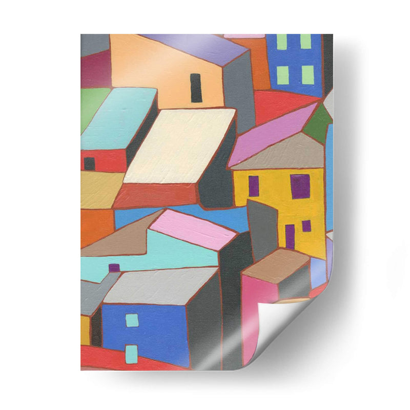 Tejados En Color Ii - Nikki Galapon | Cuadro decorativo de Canvas Lab