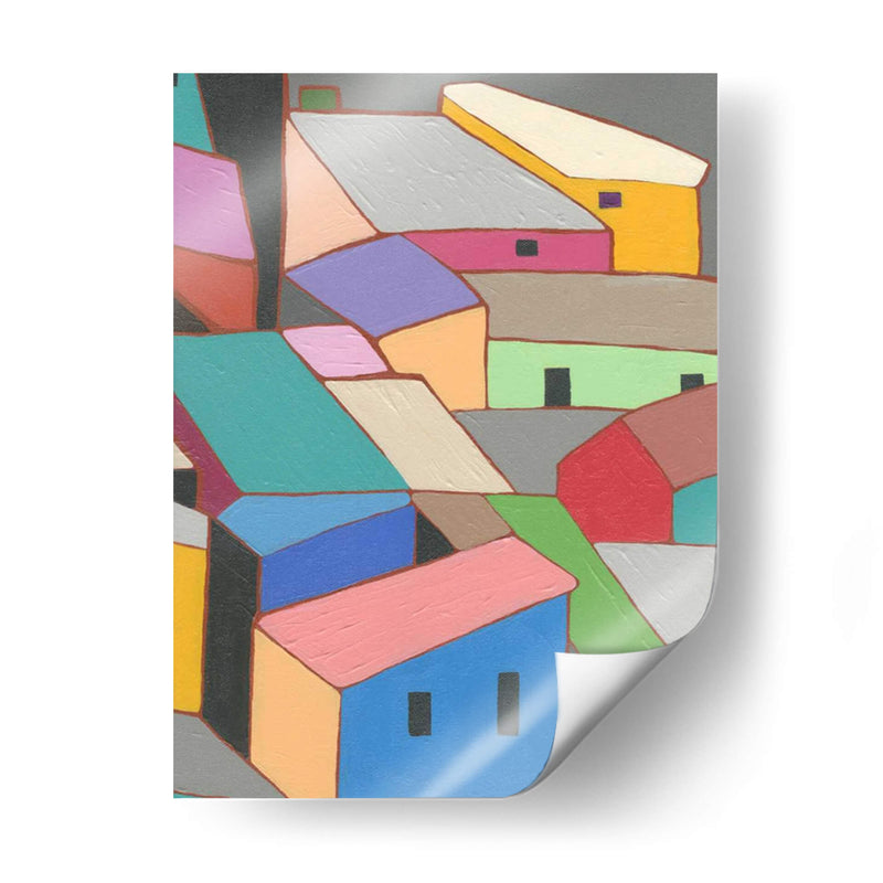 Tejados En Color Vii - Nikki Galapon | Cuadro decorativo de Canvas Lab