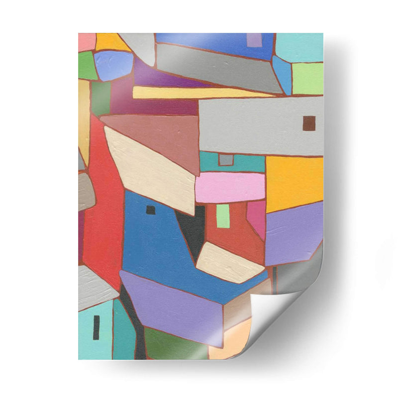Tejados En Color X - Nikki Galapon | Cuadro decorativo de Canvas Lab