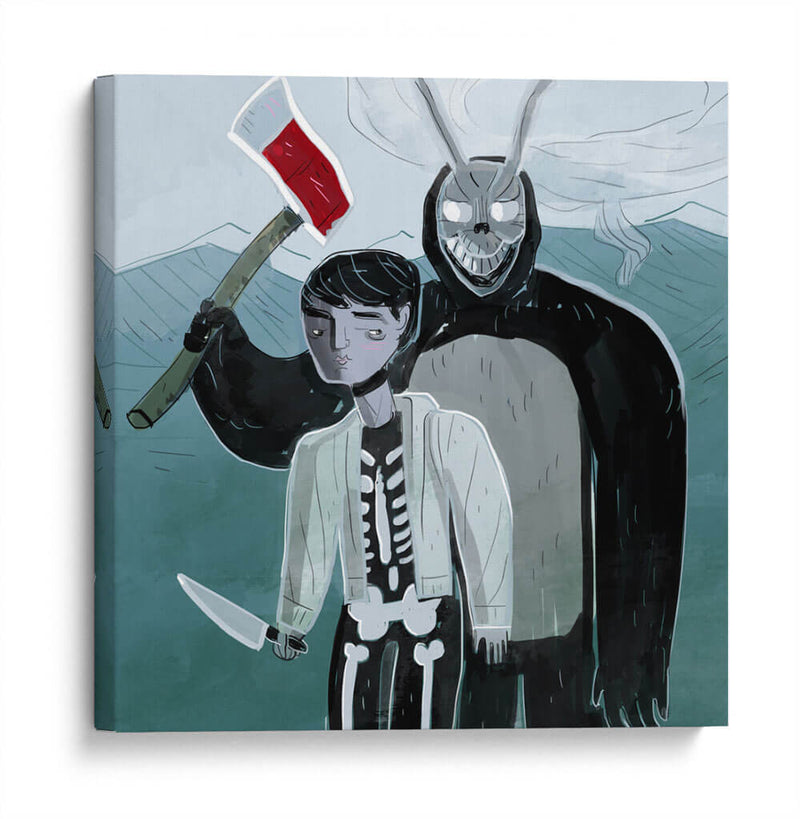 Ilustración Donnie Darko | Cuadro decorativo de Canvas Lab