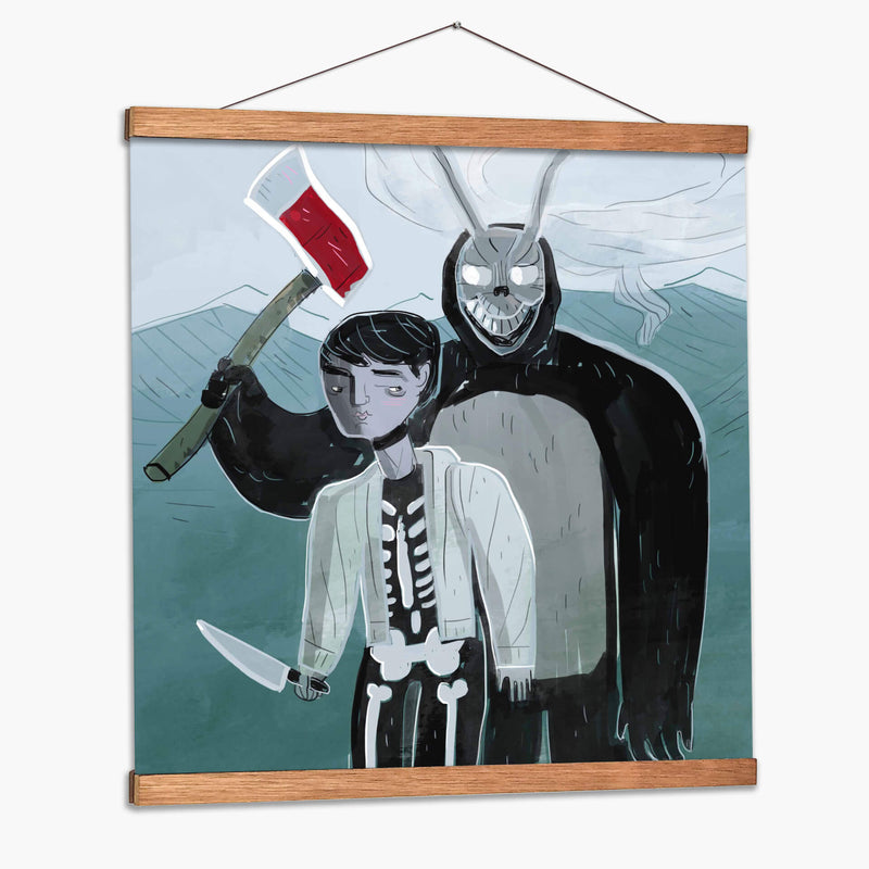 Ilustración Donnie Darko | Cuadro decorativo de Canvas Lab
