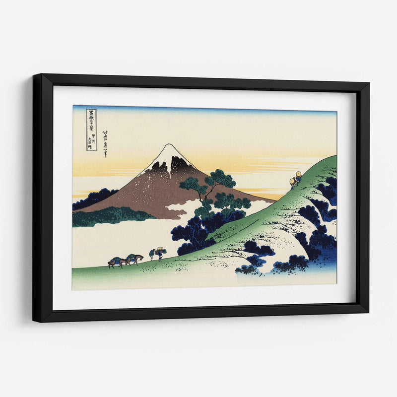 Inume pass in the Kai Province - Katsushika Hokusai | Cuadro decorativo de Canvas Lab