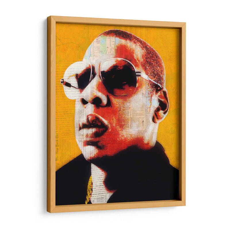Jay Z sobre letras | Cuadro decorativo de Canvas Lab