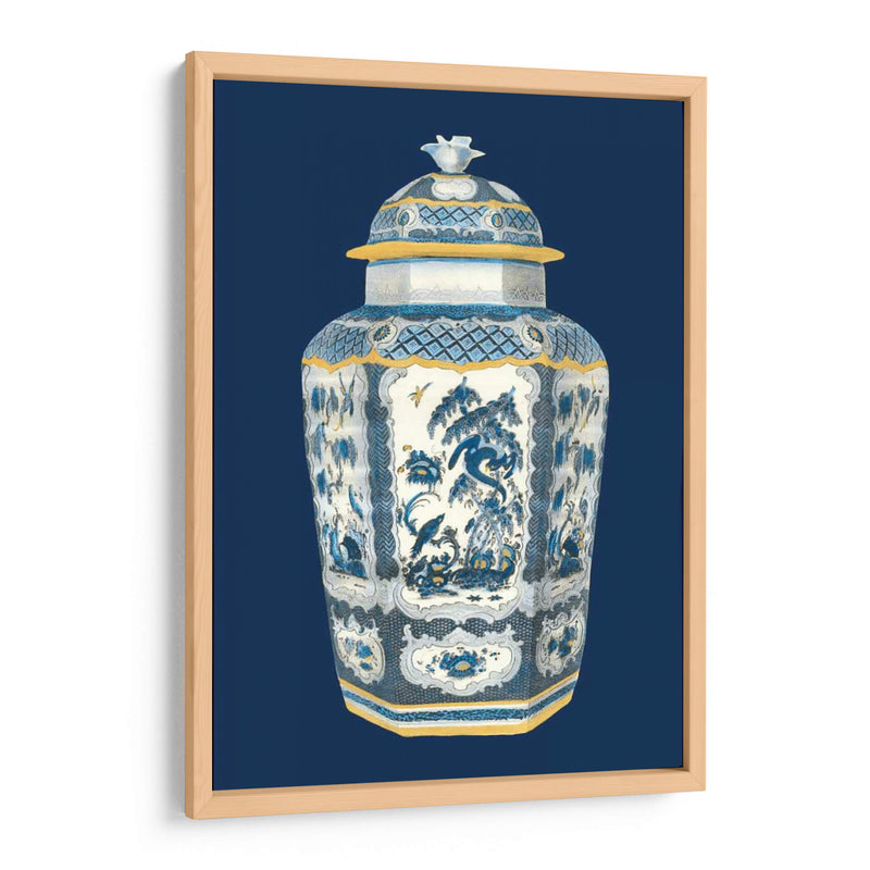 Urna Asiática En Azul Y Blanco Ii - Vision Studio | Cuadro decorativo de Canvas Lab