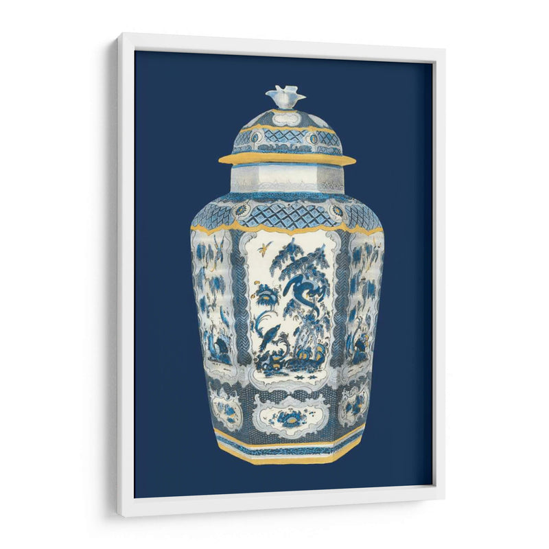 Urna Asiática En Azul Y Blanco Ii - Vision Studio | Cuadro decorativo de Canvas Lab