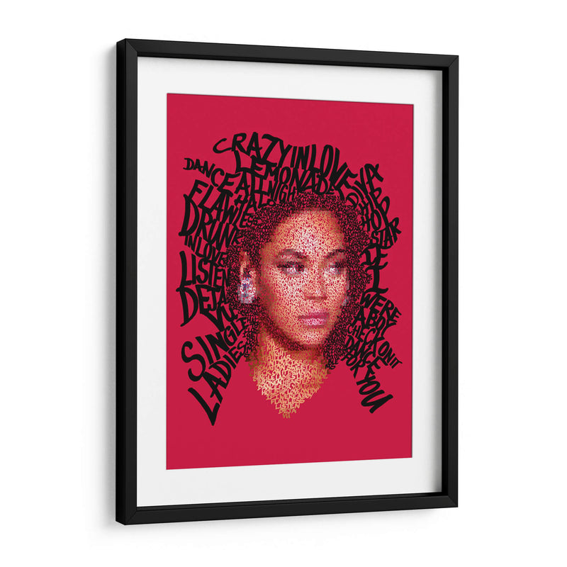 Letras de Beyonce | Cuadro decorativo de Canvas Lab