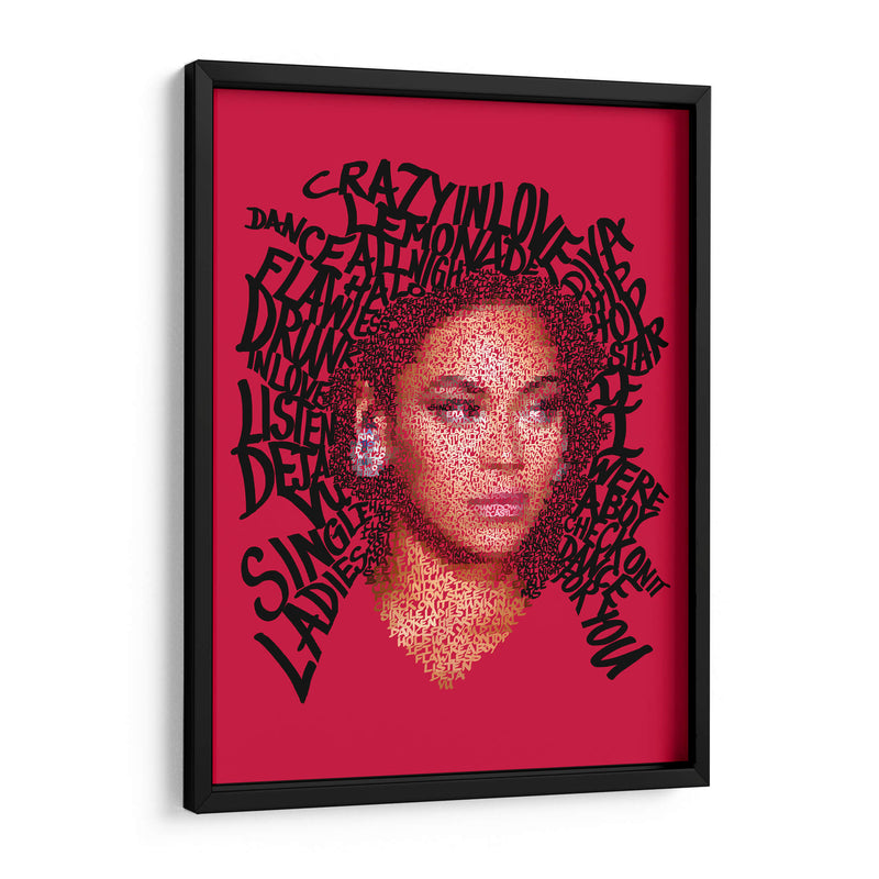 Letras de Beyonce | Cuadro decorativo de Canvas Lab
