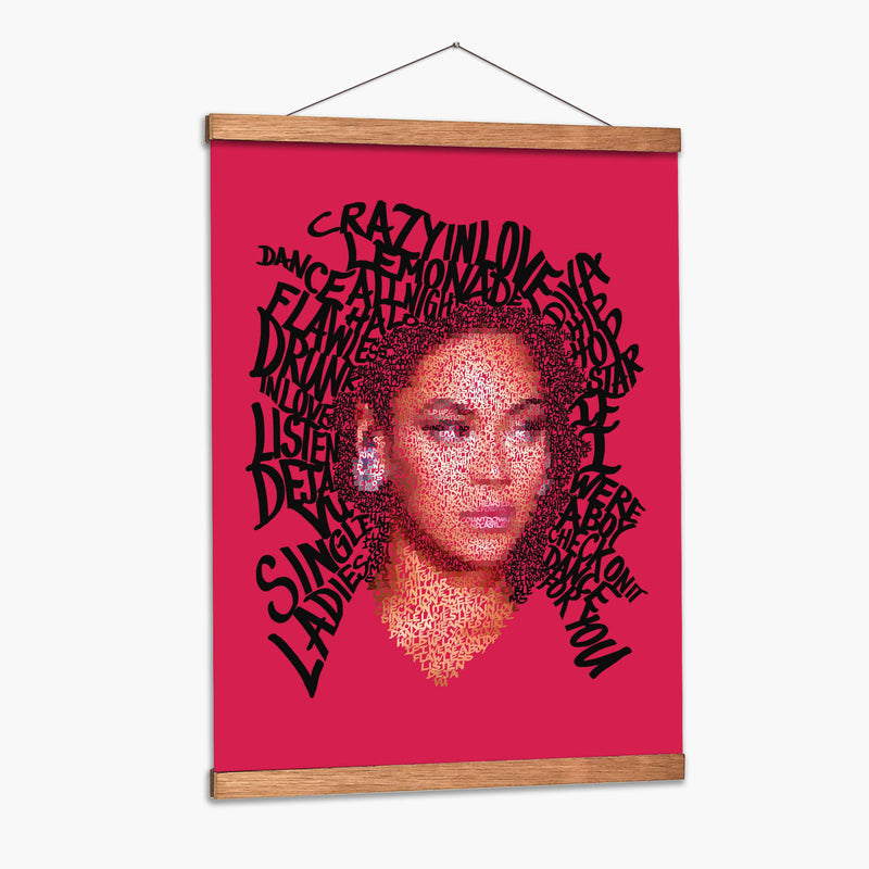 Letras de Beyonce | Cuadro decorativo de Canvas Lab