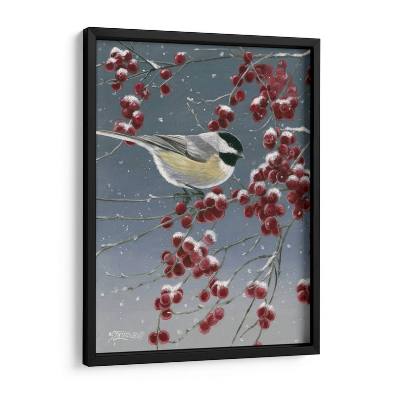 Chickadees De Invierno I - Fred Szatkowski | Cuadro decorativo de Canvas Lab