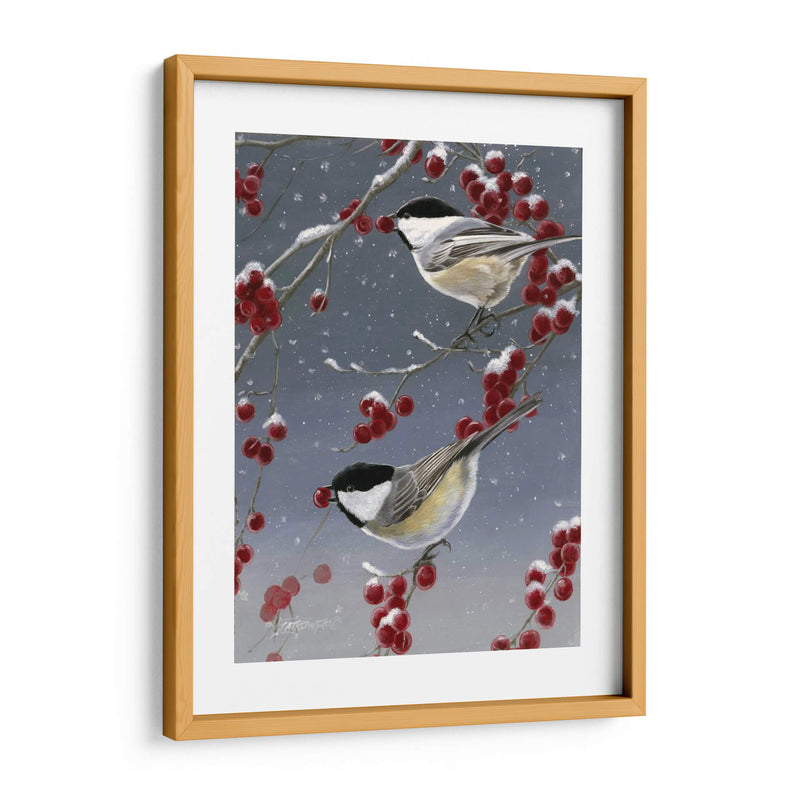 Chickadees De Invierno Ii - Fred Szatkowski | Cuadro decorativo de Canvas Lab
