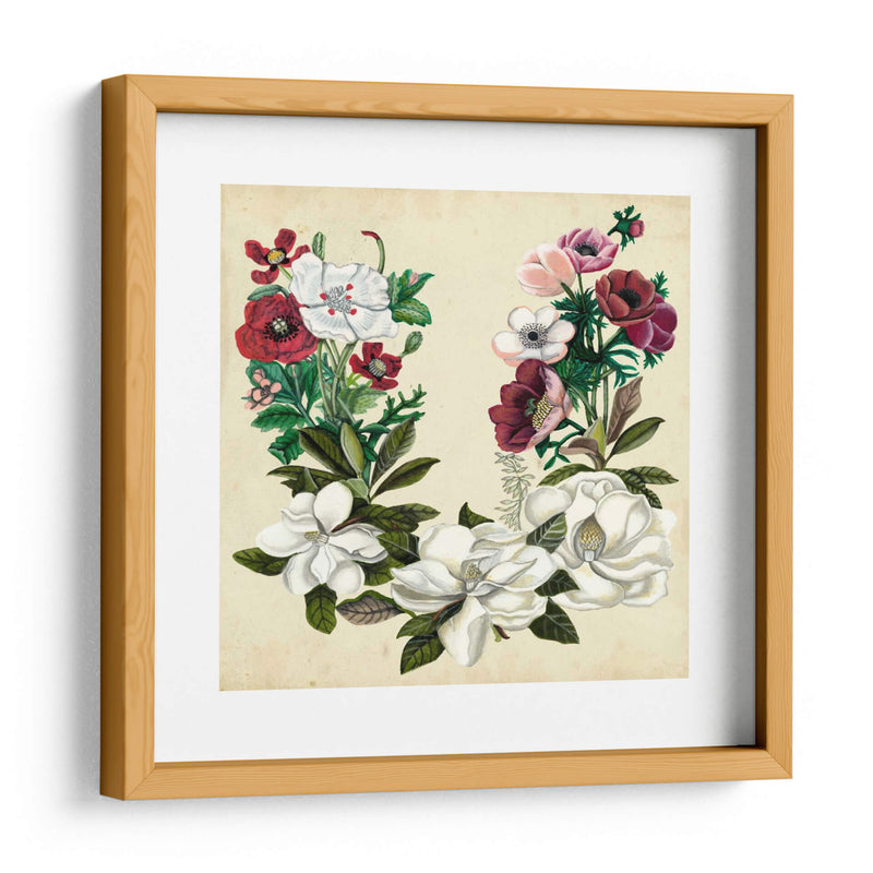 Magnolia Y Corona De Amapola Ii - Naomi McCavitt | Cuadro decorativo de Canvas Lab
