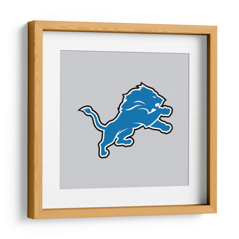Logo Detroit Lions | Cuadro decorativo de Canvas Lab