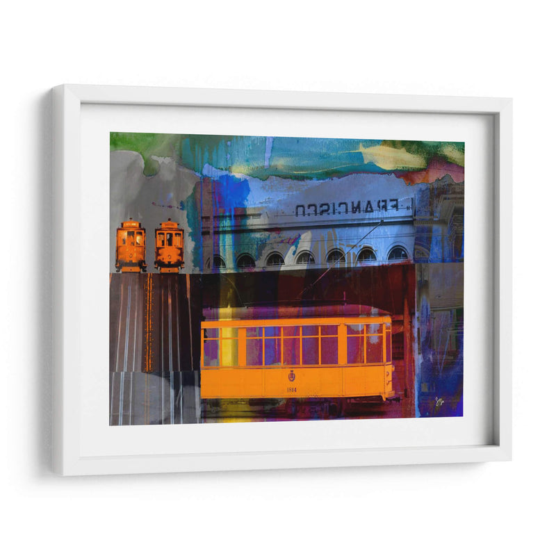 Coche De Trolley De San Francisco - Sisa Jasper | Cuadro decorativo de Canvas Lab