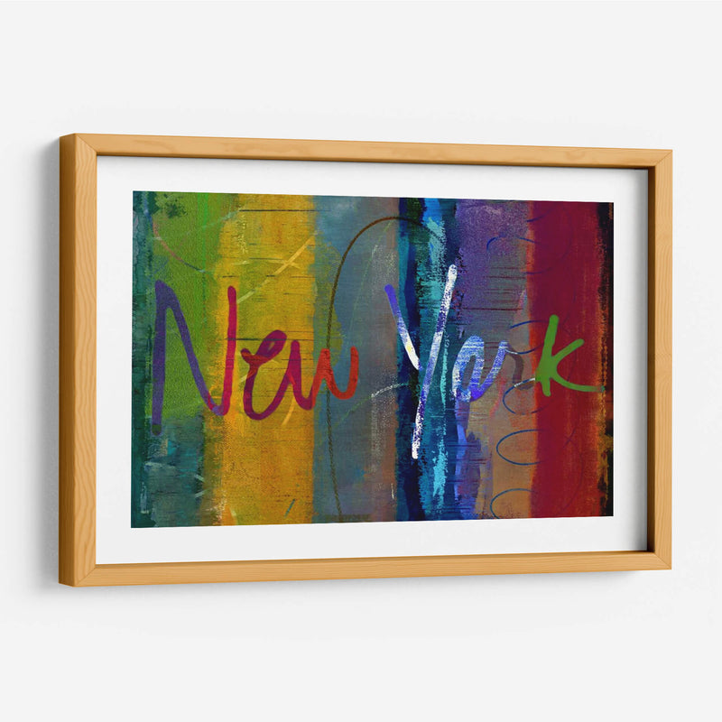 Abstract New York - Sisa Jasper | Cuadro decorativo de Canvas Lab