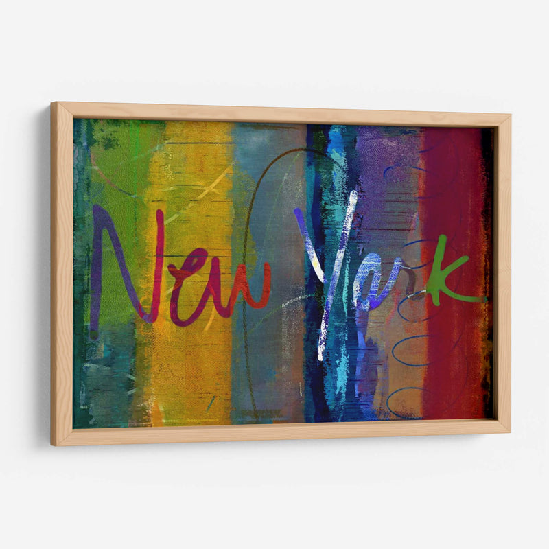 Abstract New York - Sisa Jasper | Cuadro decorativo de Canvas Lab