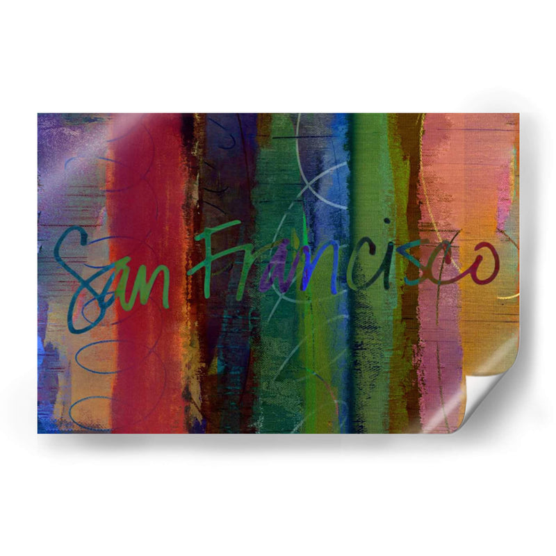 Resumen San Francisco - Sisa Jasper | Cuadro decorativo de Canvas Lab