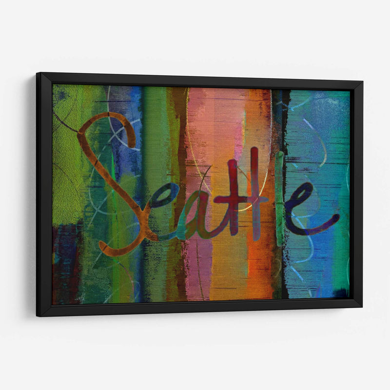 Resumen De Seattle - Sisa Jasper | Cuadro decorativo de Canvas Lab