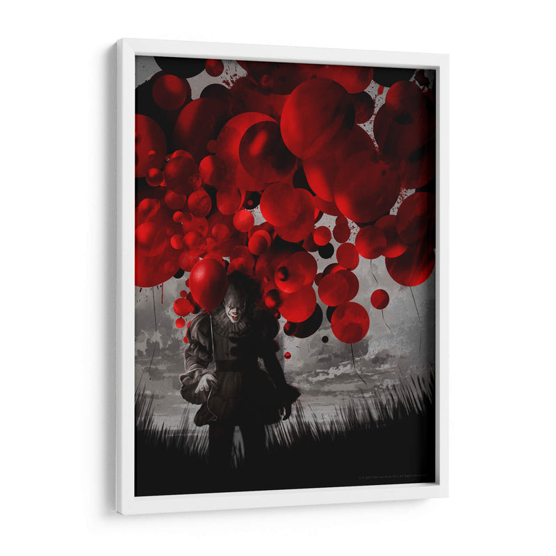 Los globos rojos | Cuadro decorativo de Canvas Lab